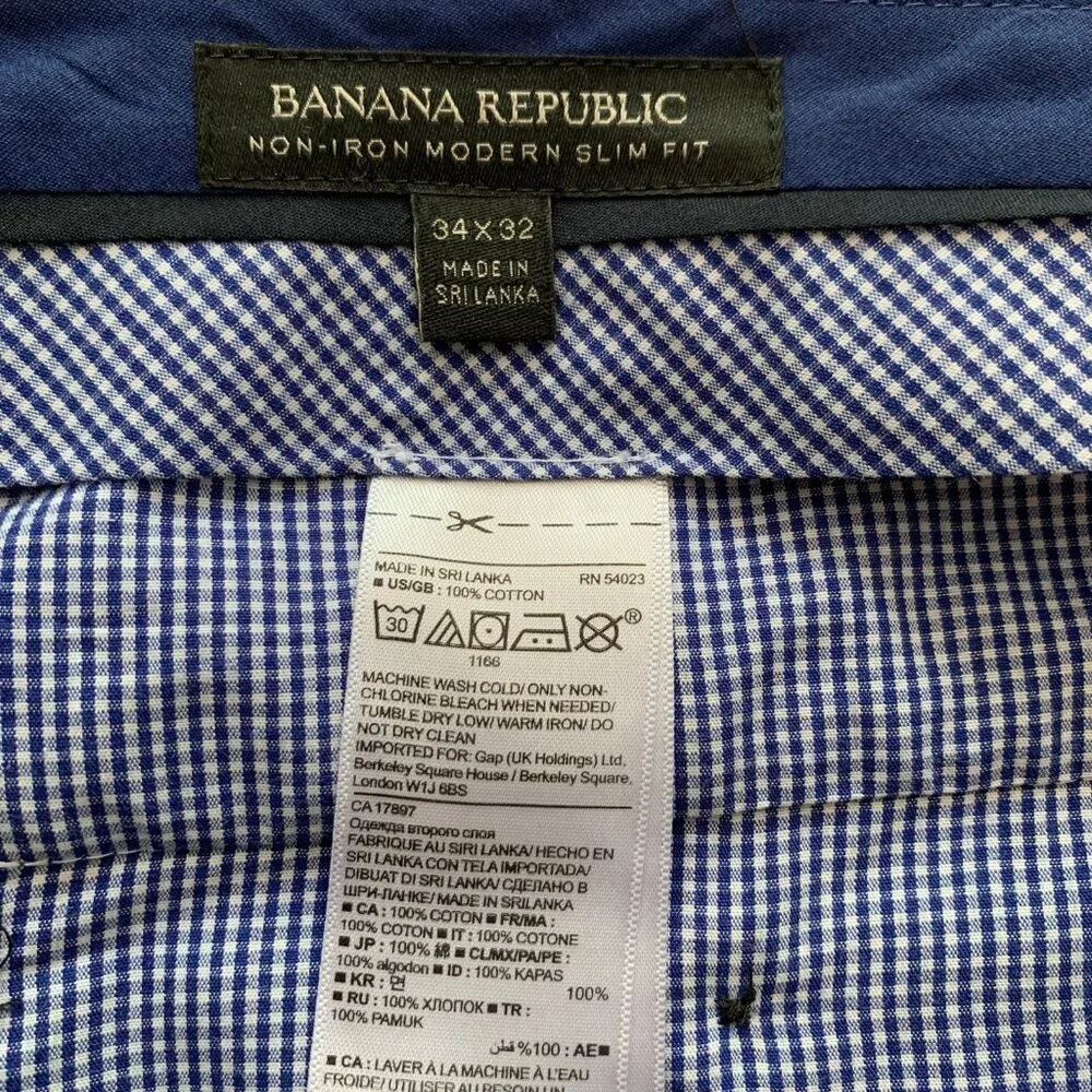 Banana Republic non iron